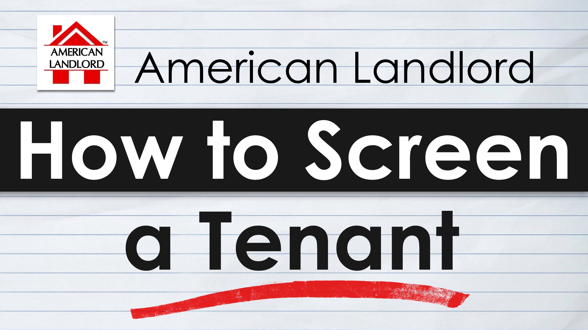 How to Screen a Tenant
