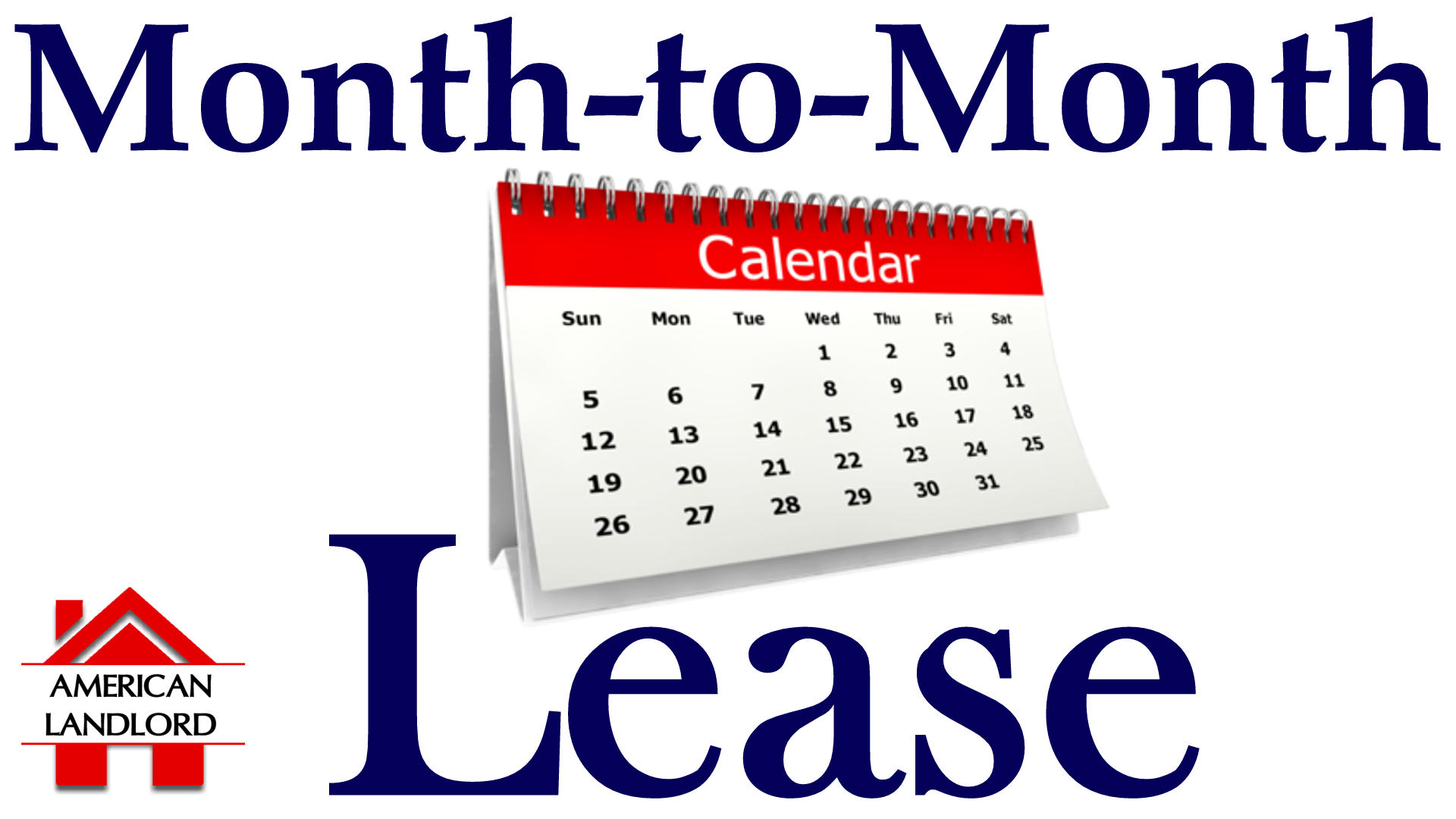 Terminating Month to Month Lease